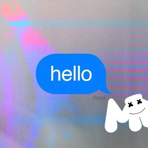Hello (Marshmello remix) remix album cover by Adele, released April 13, 2016