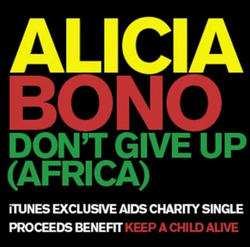 Don’t Give Up (Africa) single cover by Alicia Keys, released 2006