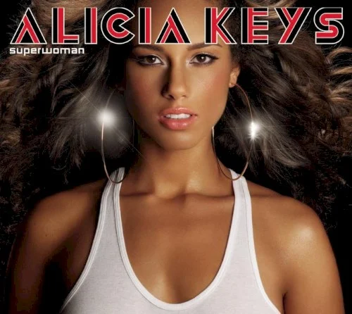 Superwoman single cover by Alicia Keys, released August 30, 2008 on J Records, Sony BMG Music Entertainment