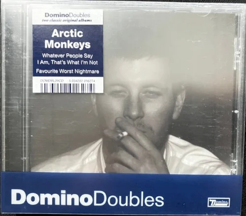 Whatever People Say I Am, That’s What I’m Not / Favourite Worst Nightmare compilation album cover by Arctic Monkeys, released December 11, 2012 on Domino