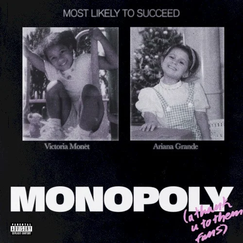 MONOPOLY single cover by Ariana Grande, released April 1, 2019 on Republic Records