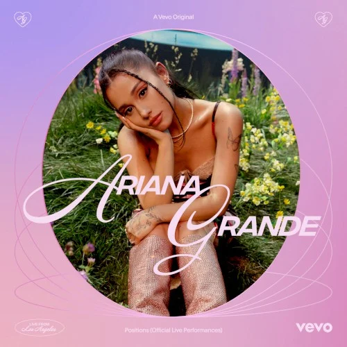 Positions (Vevo official live performances) live album cover by Ariana Grande, released October 30, 2025 on Republic Records