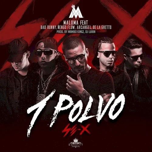 Bad Bunny: 1 polvo single cover