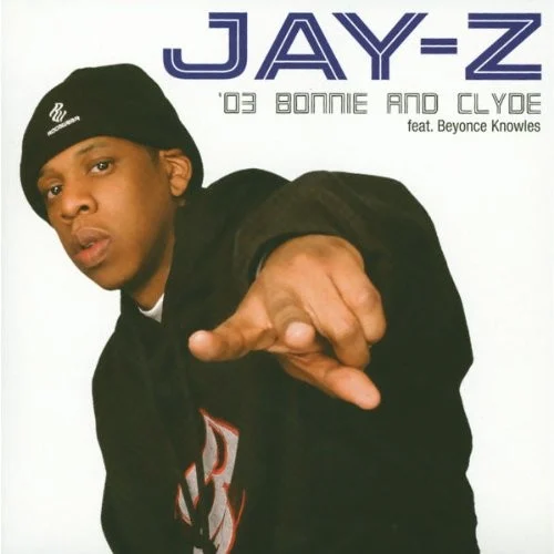 ’03 Bonnie & Clyde single cover by Beyoncé, released January 13, 2003 on Def Jam Recordings, Roc‐A‐Fella Records