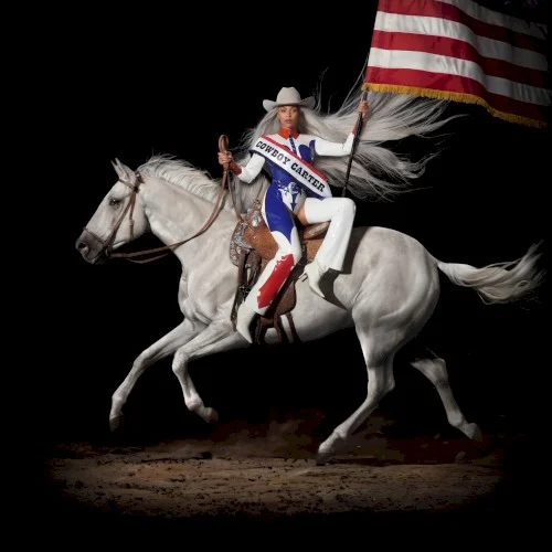 COWBOY CARTER album cover by Beyoncé, released March 29, 2024 on Columbia, Parkwood Entertainment, Sony Music