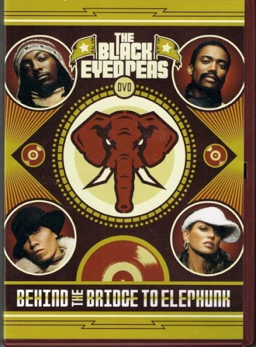 Behind the Bridge to Elephunk compilation album cover by Black Eyed Peas, released 2004 on A&M Records, will.i.am