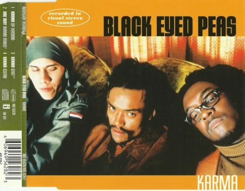 Karma single cover by Black Eyed Peas, released 1999 on Interscope Records