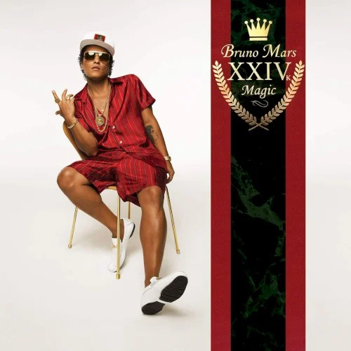 Bruno Mars: 24K Magic single cover