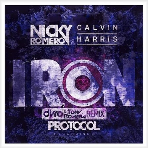 Calvin Harris: Iron (remixes) remix album cover