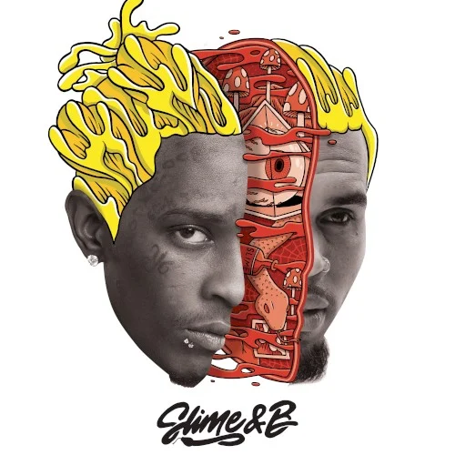 Slime & B mixtape cover by Chris Brown, released May 4, 2020 on 300 Entertainment, Chris Brown Entertainment, RCA