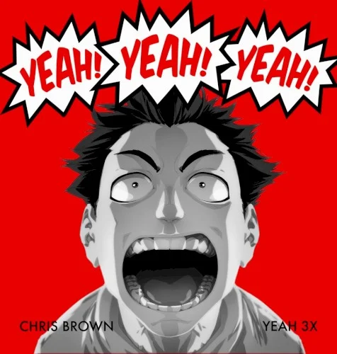 Yeah 3x single cover by Chris Brown, released October 25, 2010 on Sony Music, Jive