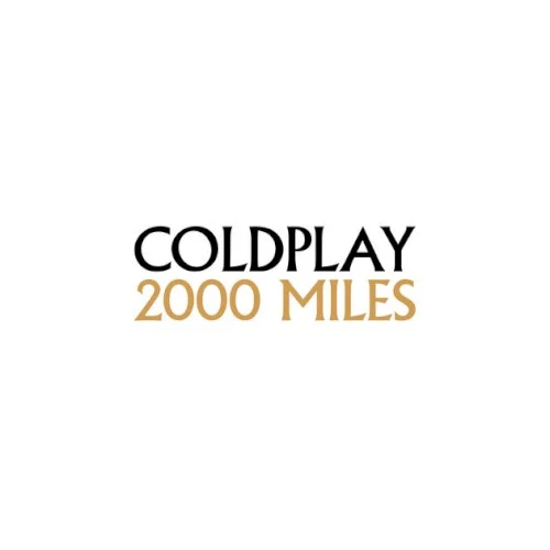 Coldplay: 2000 Miles single cover