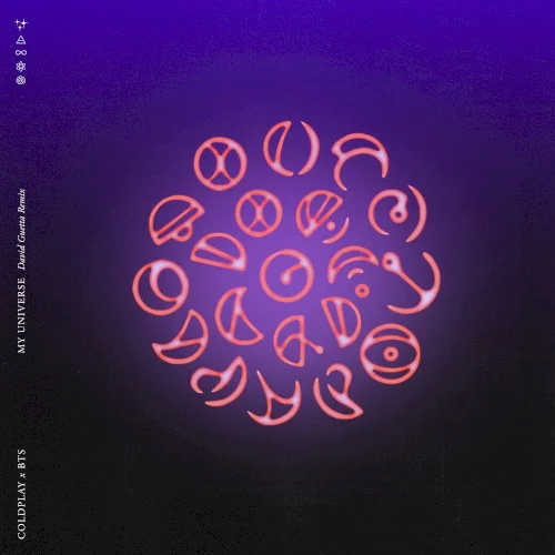 Coldplay: My Universe (David Guetta remix) remix album cover