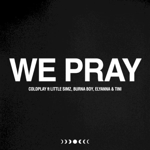 Coldplay: WE PRAY single cover