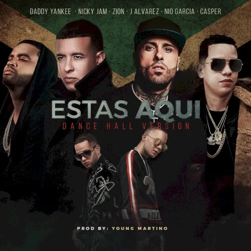 Estás aquí (dance hall version) remix album cover by Daddy Yankee, released May 15, 2018 on Nelflow Records