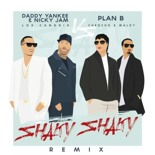 Shaky Shaky (remix) remix album cover by Daddy Yankee, released October 28, 2016 on El Cartel Records