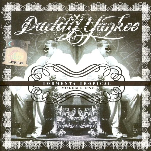 Tormenta tropical, Volume One compilation album cover by Daddy Yankee, released 2006 on El Cartel Records, Interscope Records