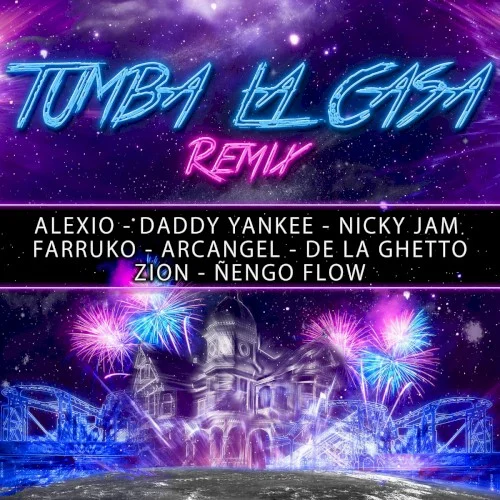 Tumba la casa (remix) remix album cover by Daddy Yankee, released August 15, 2015 on Carbon Fiber Music, Nazza Records
