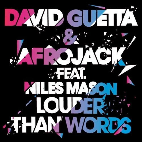 Louder Than Words single cover by David Guetta, released May 24, 2010