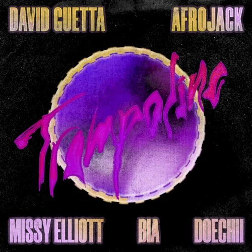 Trampoline single cover by David Guetta, released March 3, 2022