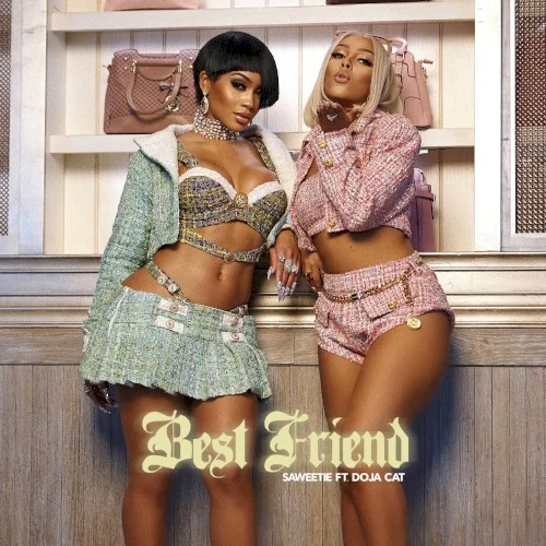 Best Friend single cover by Doja Cat, released January 7, 2021 on ICY, Warner Records