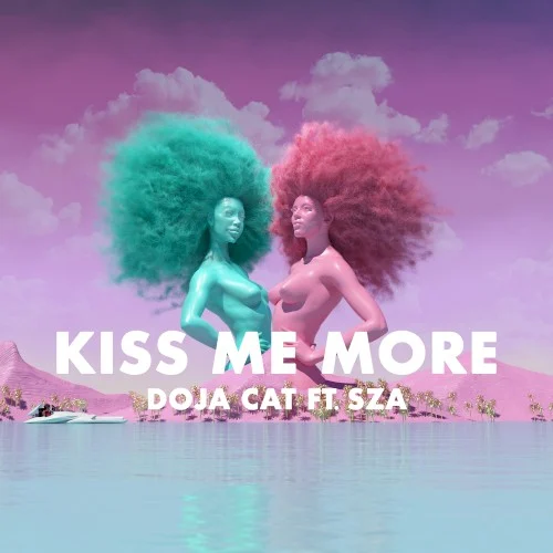 Kiss Me More single cover by Doja Cat, released April 9, 2021