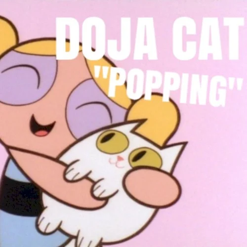 Popping single cover by Doja Cat, released July 2, 2018