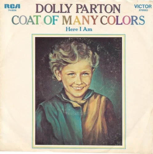 Dolly Parton: Coat of Many Colors / Here I Am single cover