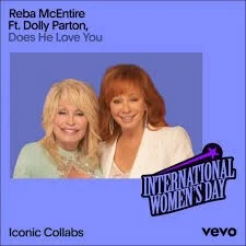 Dolly Parton: Does He Love You single cover