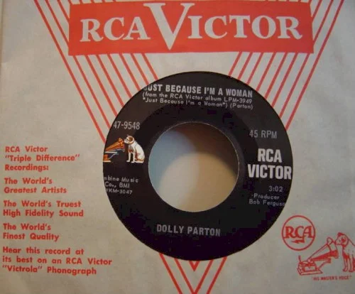 Dolly Parton: Just Because, I’m a Woman / I Wished I Felt This Way at Home single cover