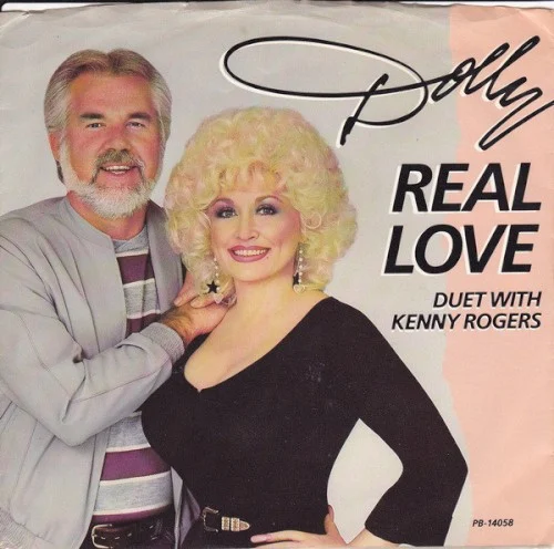 Dolly Parton: Real Love / I Can’t Be True single cover