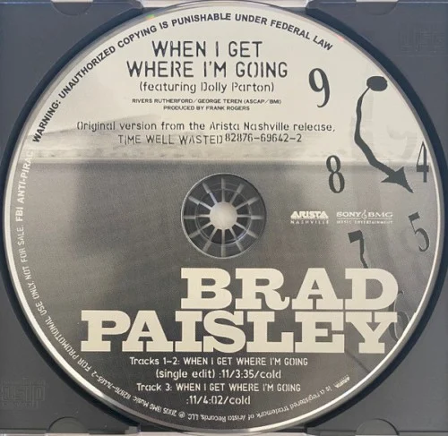 Dolly Parton: When I Get Where I’m Going single cover