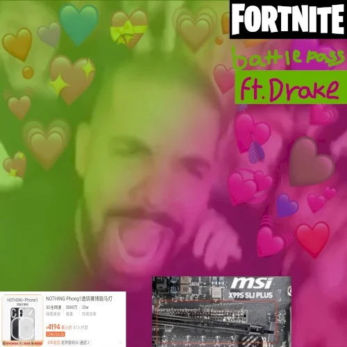 Drake: fortnite battle pass single cover