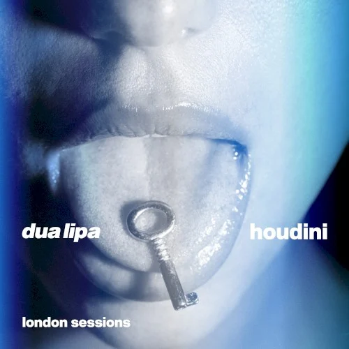 Houdini (London sessions) live album cover by Dua Lipa, released January 12, 2024 on URBAN, Warner Records