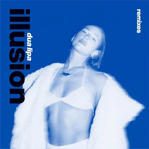 Illusion (remixes) compilation album cover by Dua Lipa, released April 11, 2024 on Warner Records, URBAN