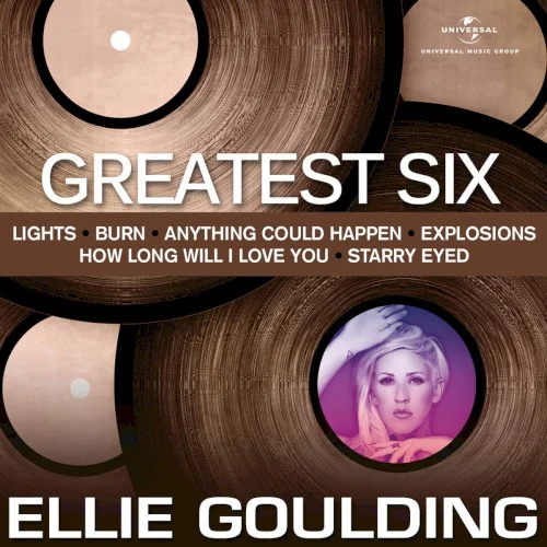 Greatest Six compilation album cover by Ellie Goulding, released June 24, 2014 on Universal