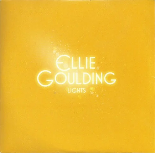 Lights single cover by Ellie Goulding, released 2010 on Cherrytree Records, Polydor