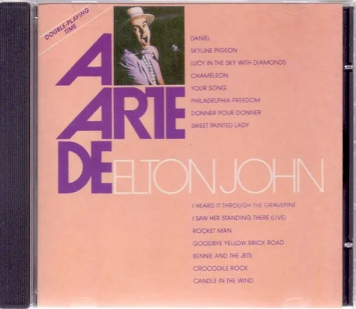 A Arte De Elton John compilation album cover by Elton John, released 1988 on Philips