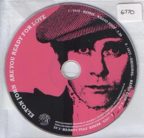 Are You Ready for Love single cover by Elton John, released August 25, 2003 on Southern Fried Records