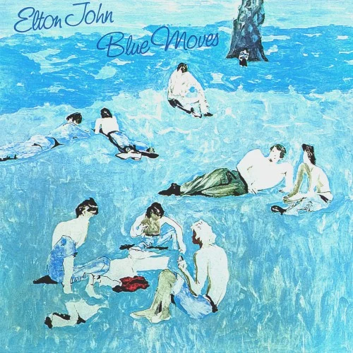 Blue Moves album cover by Elton John, released October 22, 1976 on The Rocket Record Company, MCA Records, Mercury Records