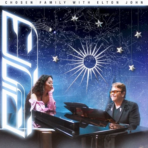 Chosen Family remix album cover by Elton John, released April 15, 2021 on Dirty Hit, avex trax