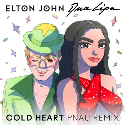 Cold Heart (PNAU remix) remix album cover by Elton John, released August 13, 2021 on EMI