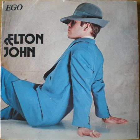 Ego single cover by Elton John, released 1978 on The Rocket Record Company