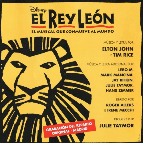 El Rey León soundtrack cover by Elton John, released December 13, 2011 on Sony Music
