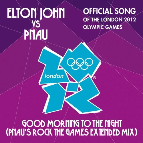 Good Morning to the Night single cover by Elton John, released July 2012 on Mercury Records