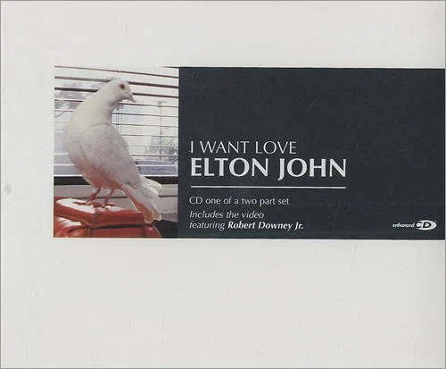 I Want Love single cover by Elton John, released September 24, 2001 on Mercury Records, The Rocket Record Company