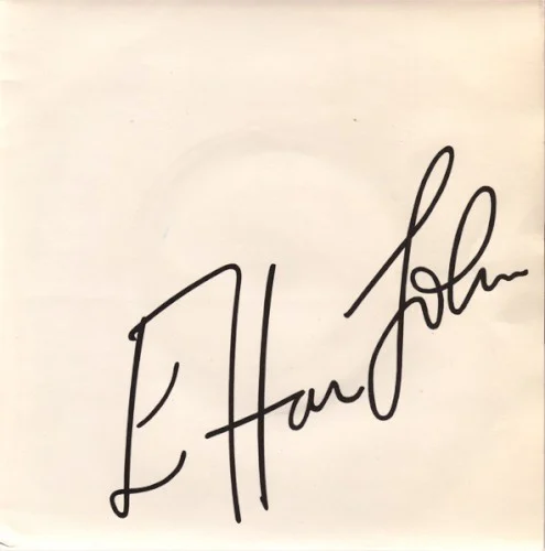 Island Girl / Sugar on the Floor single cover by Elton John, released September 19, 1975 on DJM Records