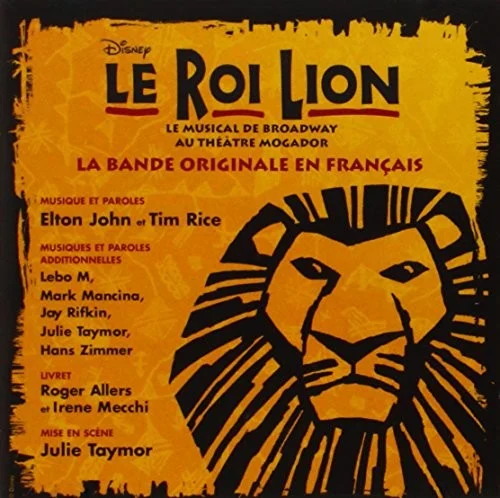Le Roi Lion soundtrack cover by Elton John, released November 18, 1994