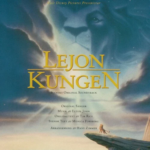 Lejonkungen soundtrack cover by Elton John, released 1994 on Walt Disney Records
