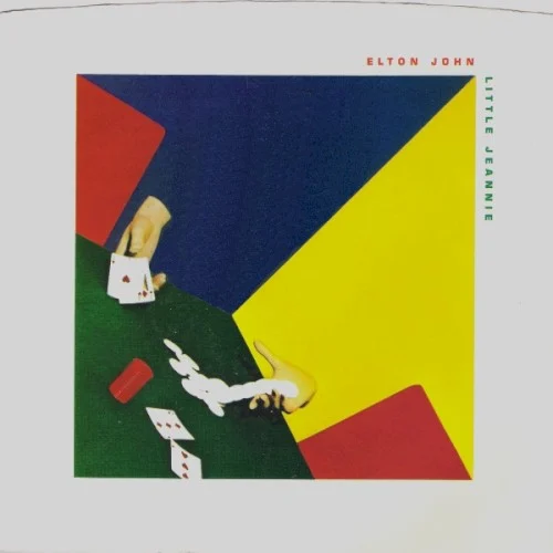 Little Jeannie single cover by Elton John, released April 1980 on The Rocket Record Company, MCA Records